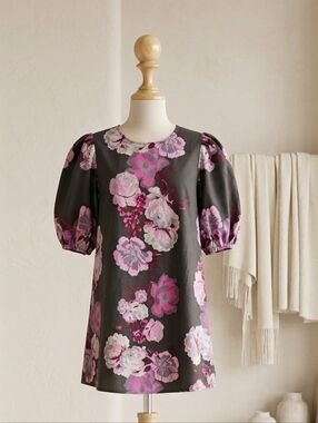 ✨ Free People Floral Dreams Puff Sleeve Tunic ✨